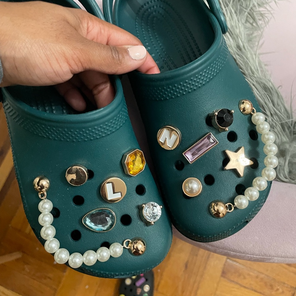 Crocs with charms